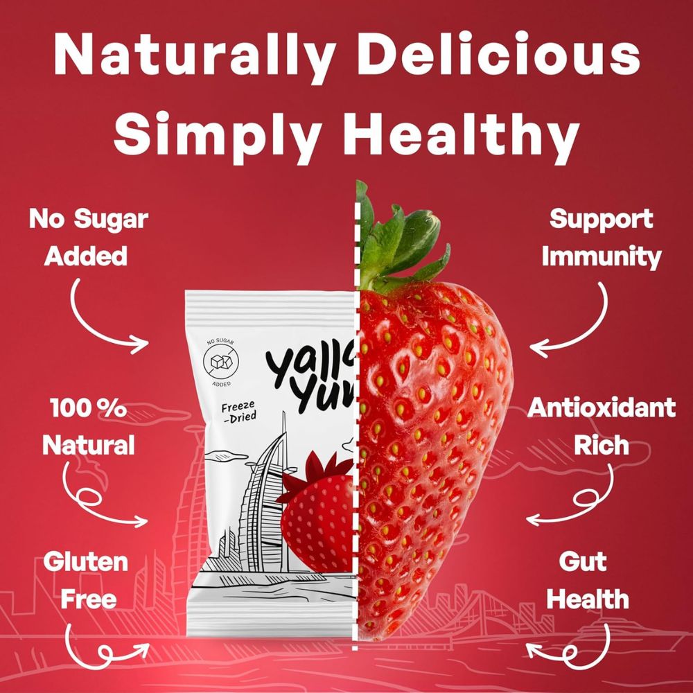 Freeze-Dried Strawberry Pillow 6x8g Outer Pack